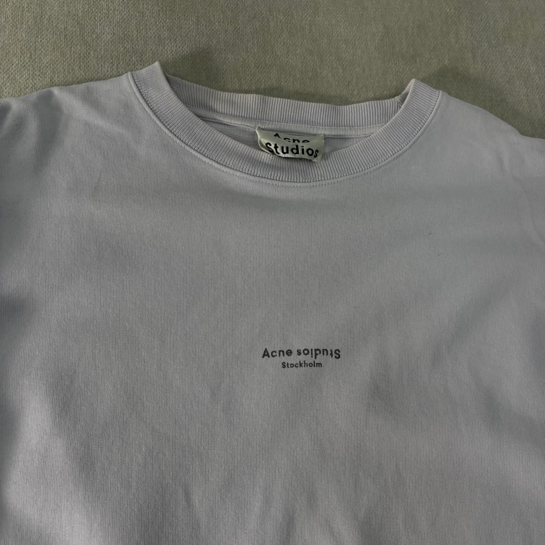 105 아크네스튜디오 자수로고 맨투맨 상품이미지2