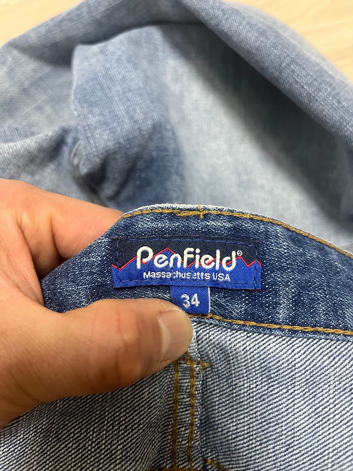 펜필드 위시드 데미지 셀비지 데님팬츠 인디고 상품이미지9