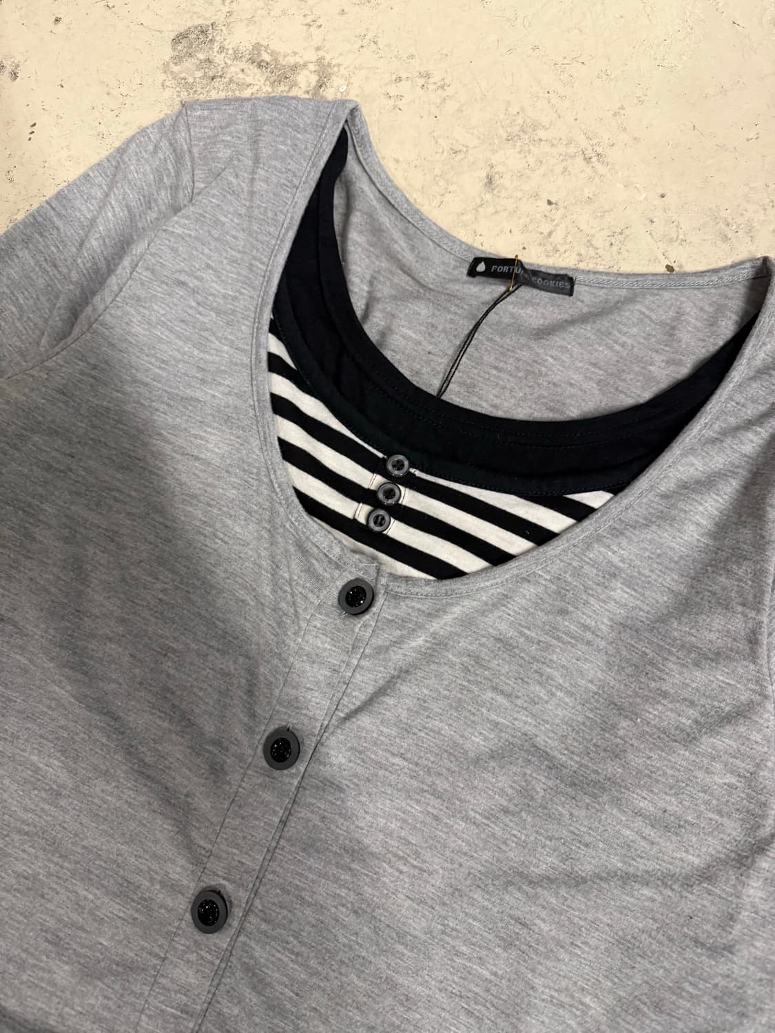 Button point detail cody set 상품이미지3