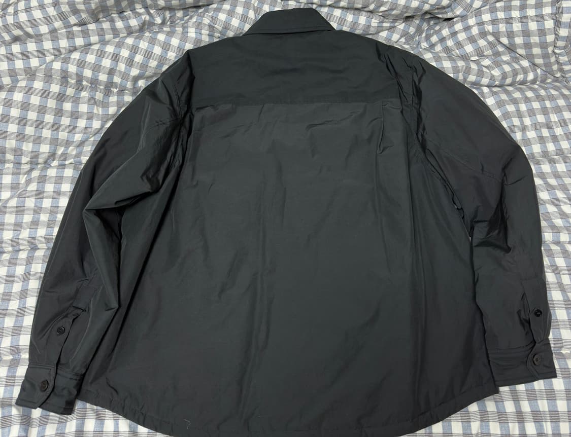 쿠어 미니멀 패디드 셔츠 자켓 블랙 L 상품이미지2