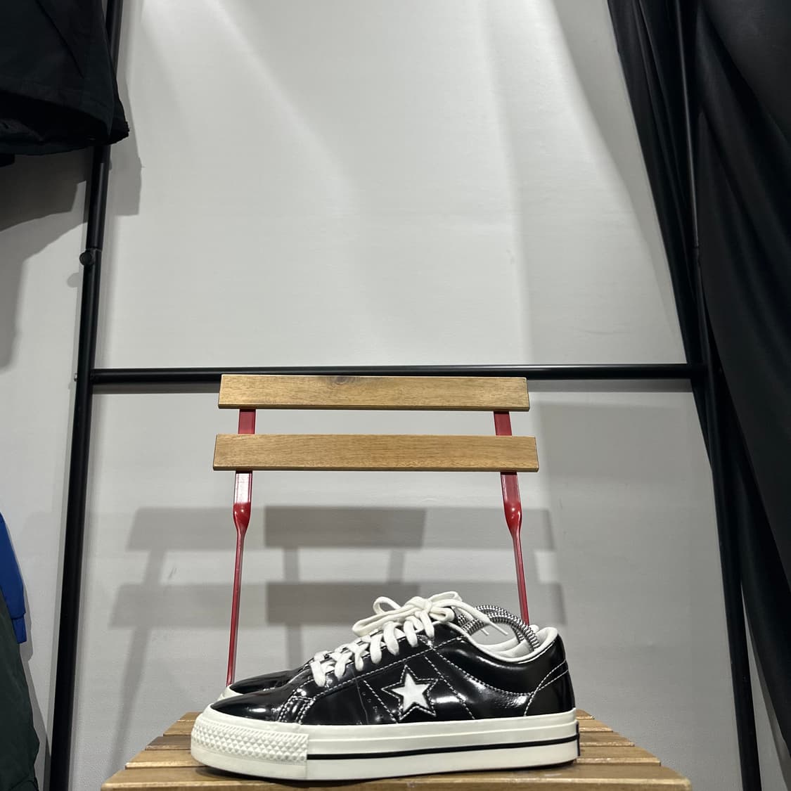 255) 컨버스 운동화 남성 남자 신발 원스타 블랙 스니커즈 상품이미지3