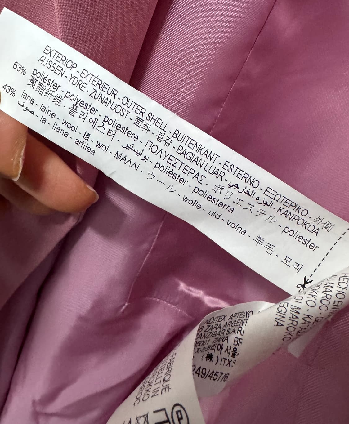 [새상품] ZARA 자라 핑크 블레이저 셋업 상품이미지10