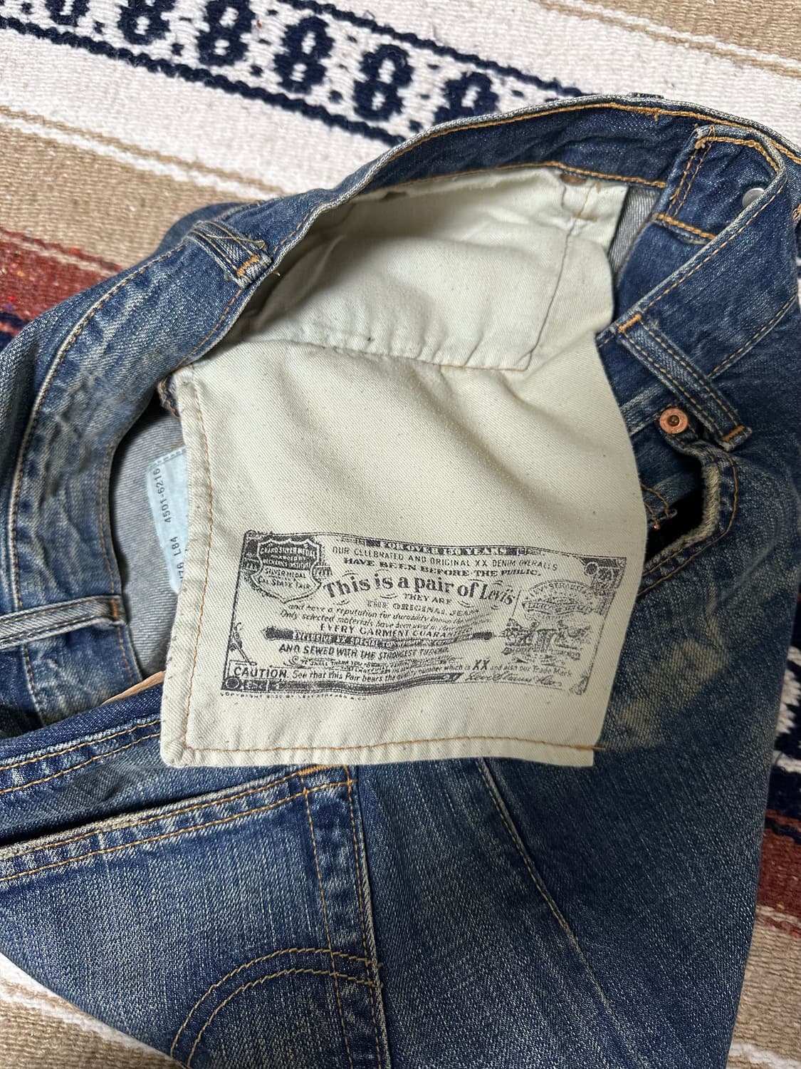 [리바이스] Levi’s 501 Denim W76 L84 상품이미지4