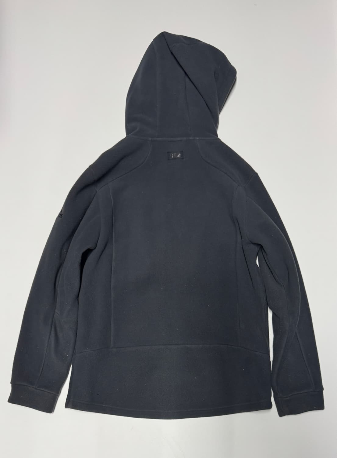 아디다스 시티 플리스 후리스 후드 집업 자켓 L 그레이 상품이미지2