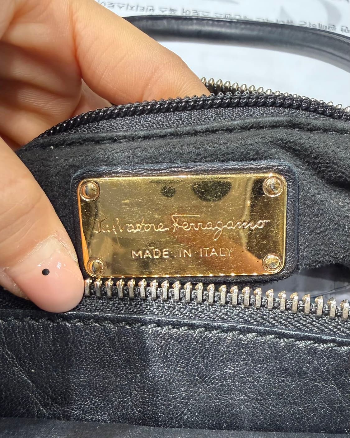 페라가모 블랙 바라보우 토트백  상품이미지7