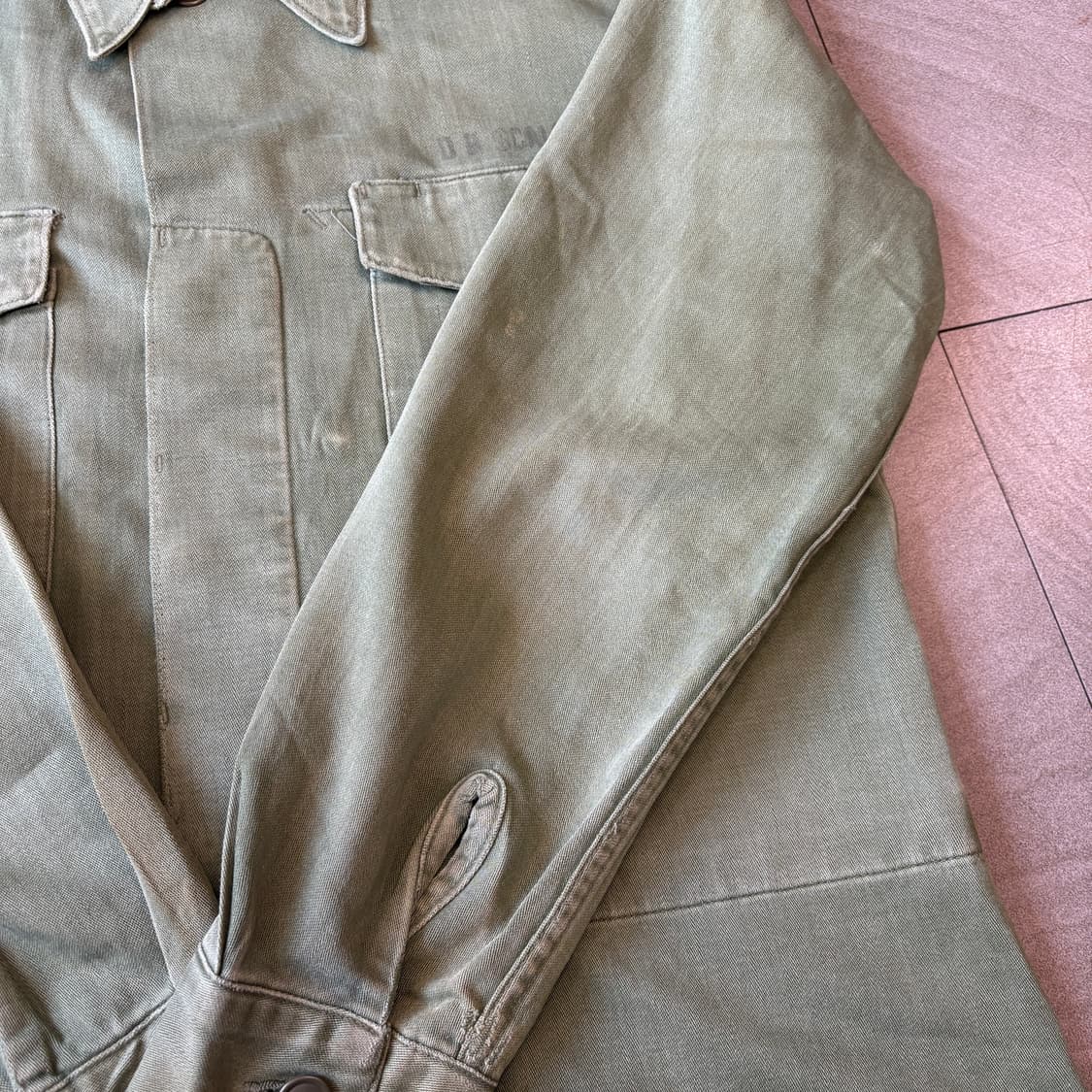 60s 60년대 생산 미해병대 P58 USMC 셔츠 상품이미지7