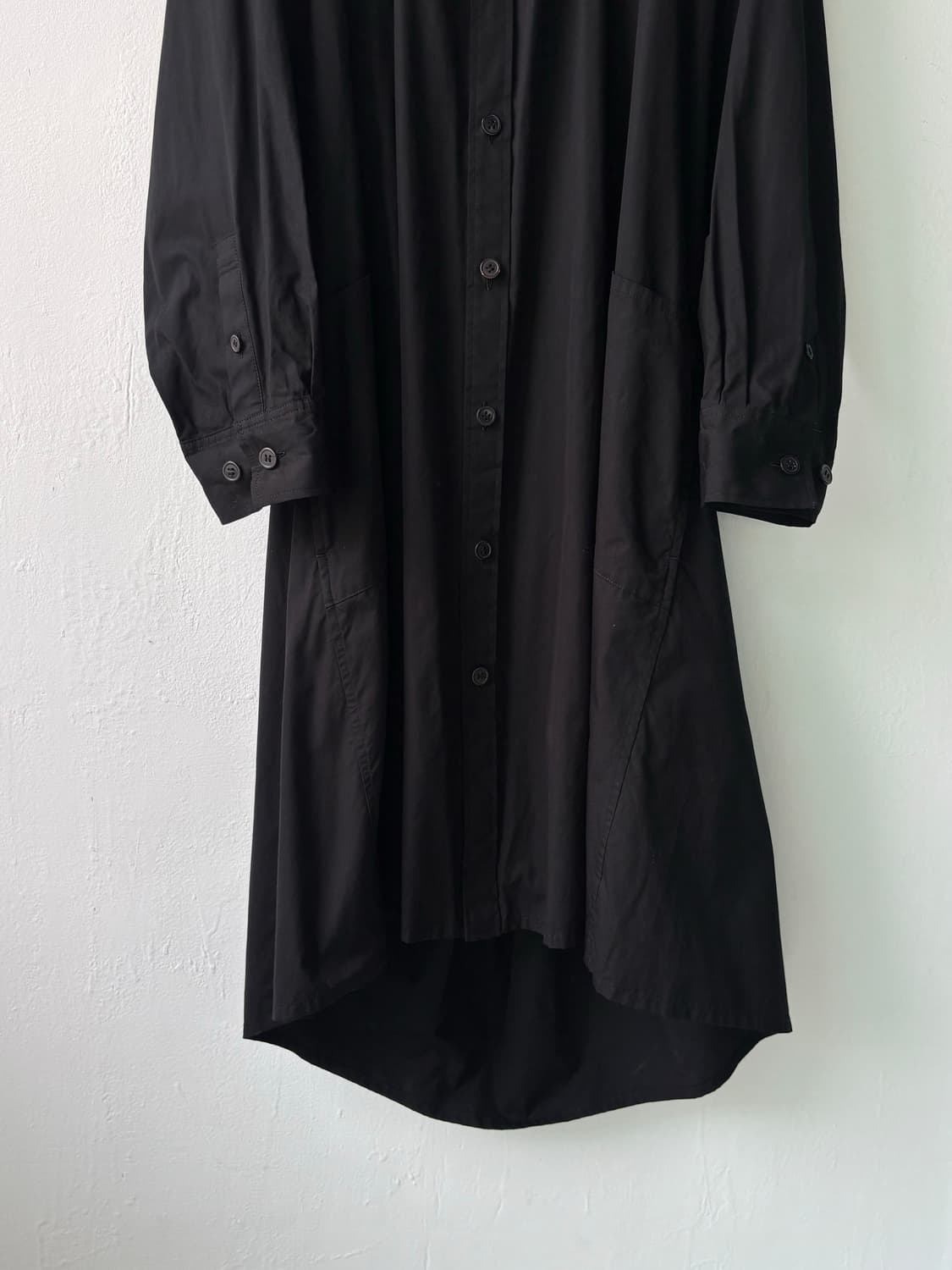 요지야마모토 하이넥 코트  상품이미지2