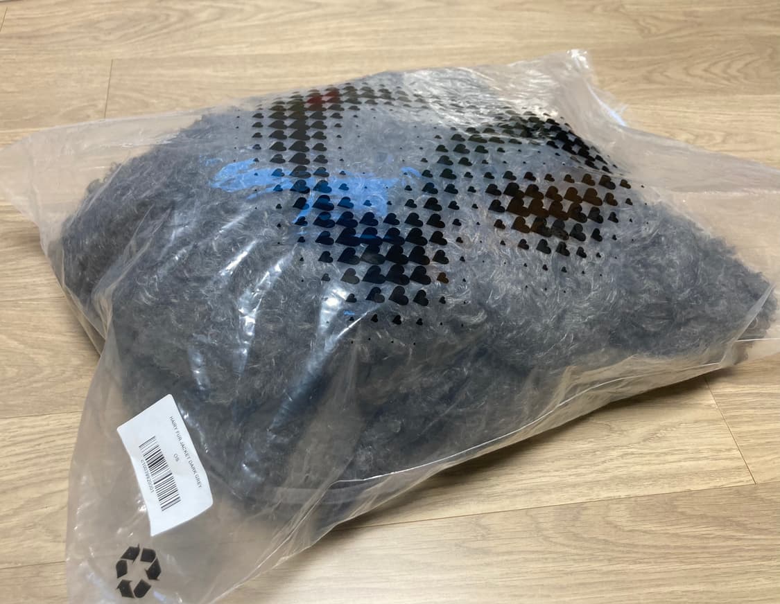 코이세이오 헤어리 퍼자켓 다크그레이 상품이미지4