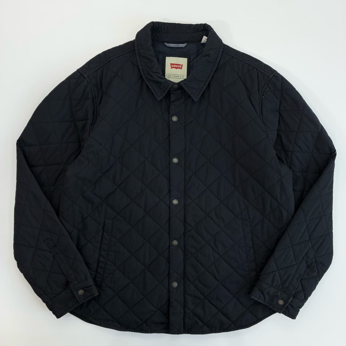 Levi's  리바이스 코튼 블랙 퀼팅 자켓   상품이미지1