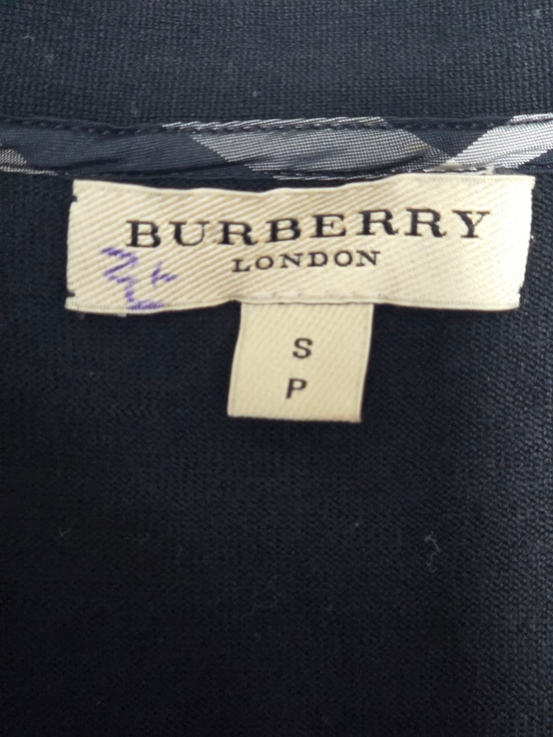 버리 블랙 가디건 여성 S 실측 65/44 상품이미지3