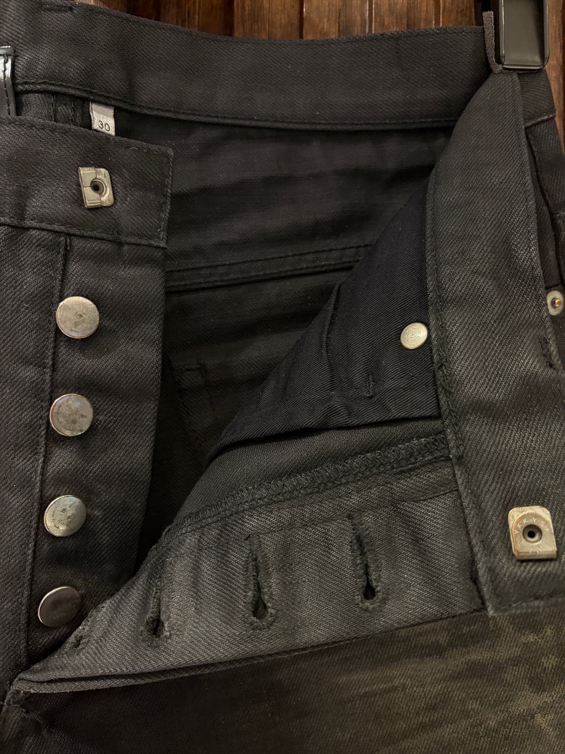 Dior Homme S/S07 Graphite Coated Denim 상품이미지6