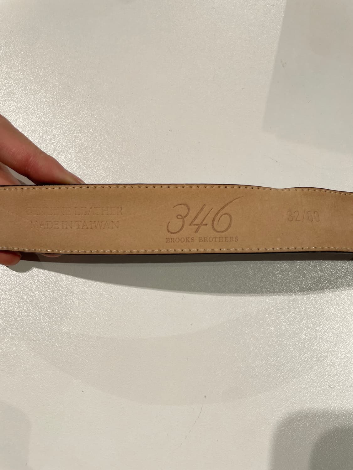 브룩스 브라더스 다크 브라운 레더 벨트 상품이미지7