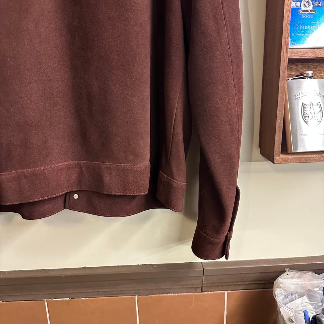 브라운 스웨이드 가죽 자켓 (105)  상품이미지7