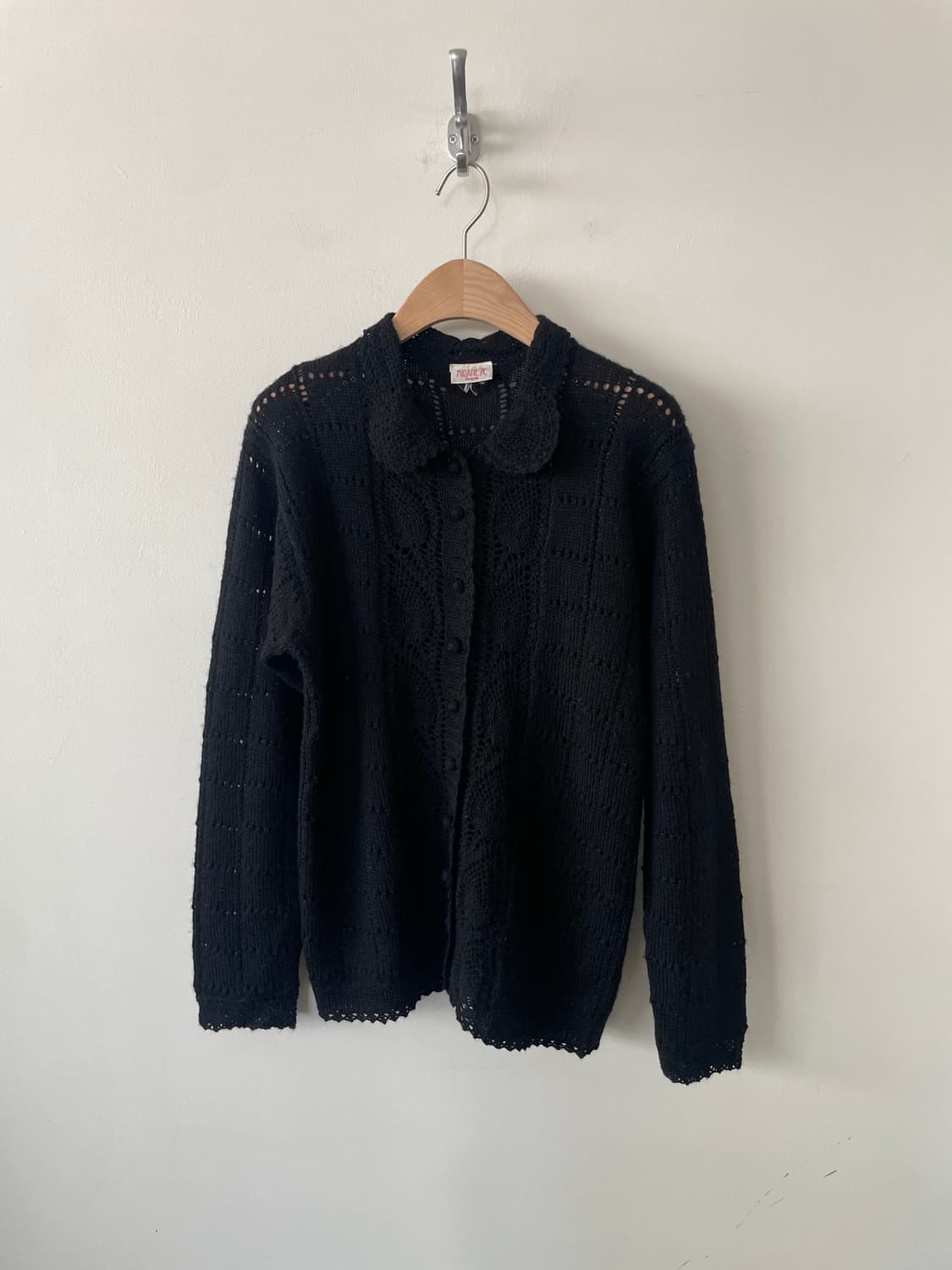 vintage crochet wool cardigan 상품이미지2