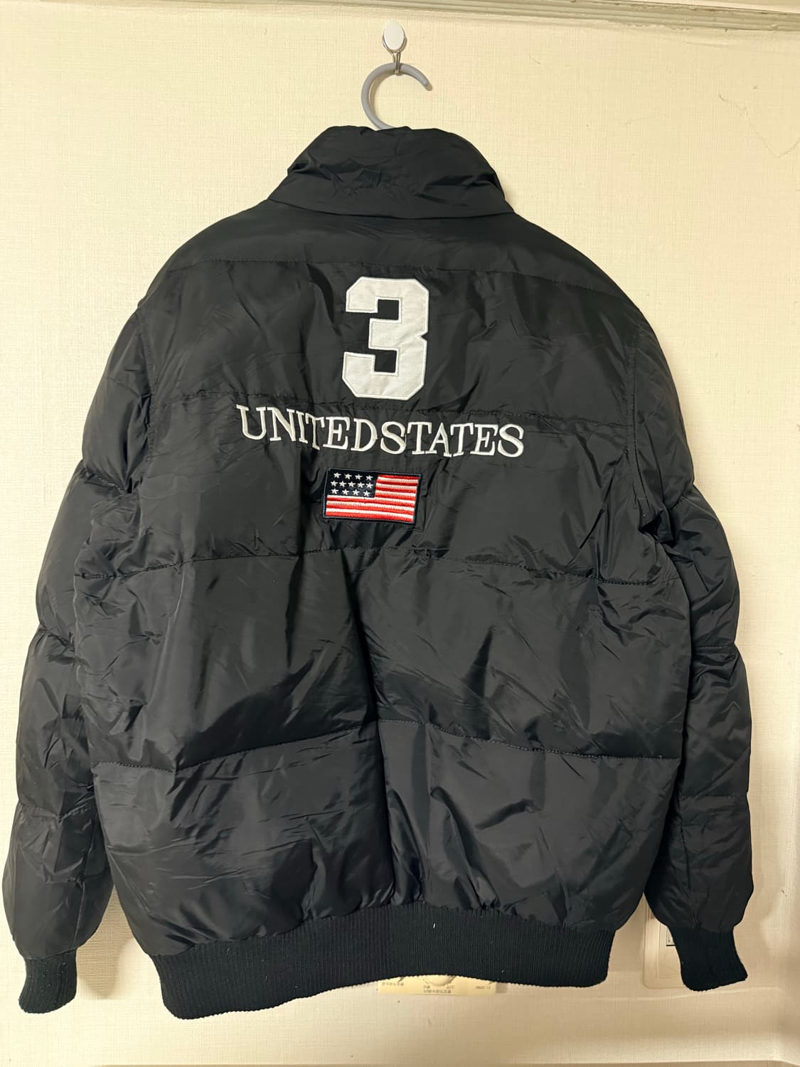 폴로 랄프로렌 빅포니 성조기 패딩 블랙 상품이미지2