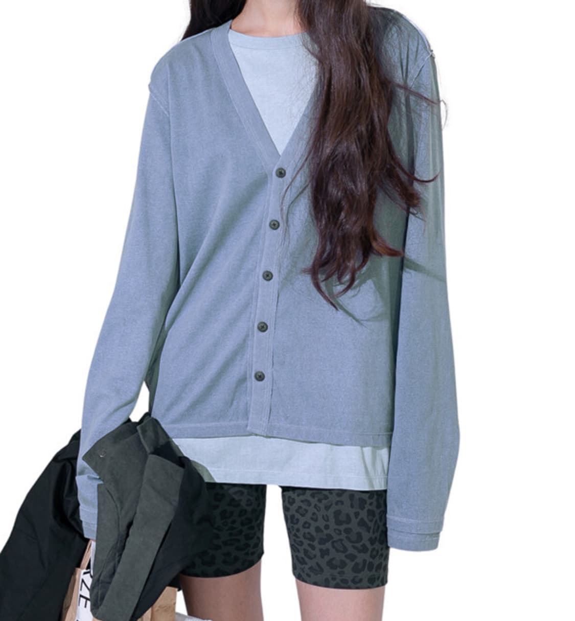 DOUBLE LAYERED LONG-SLEEVE TEE  상품이미지1