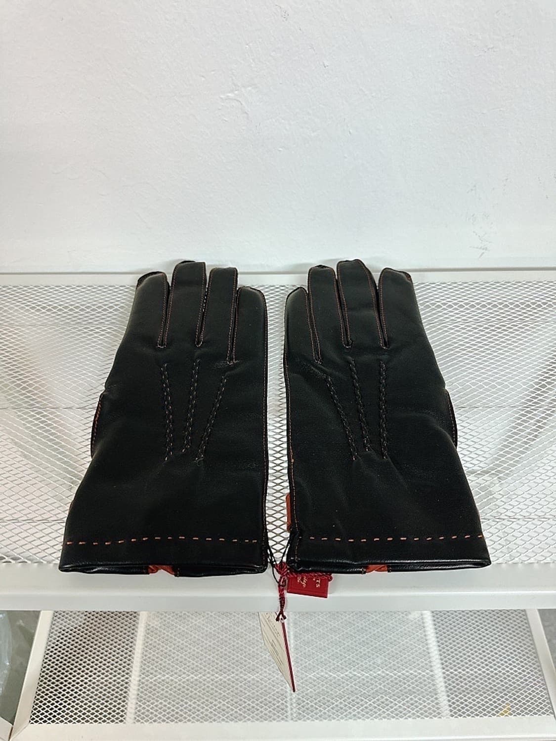 (정품/새상품) 덴츠 남성 브라운 양가죽 울 캐시미어 장갑 상품이미지2