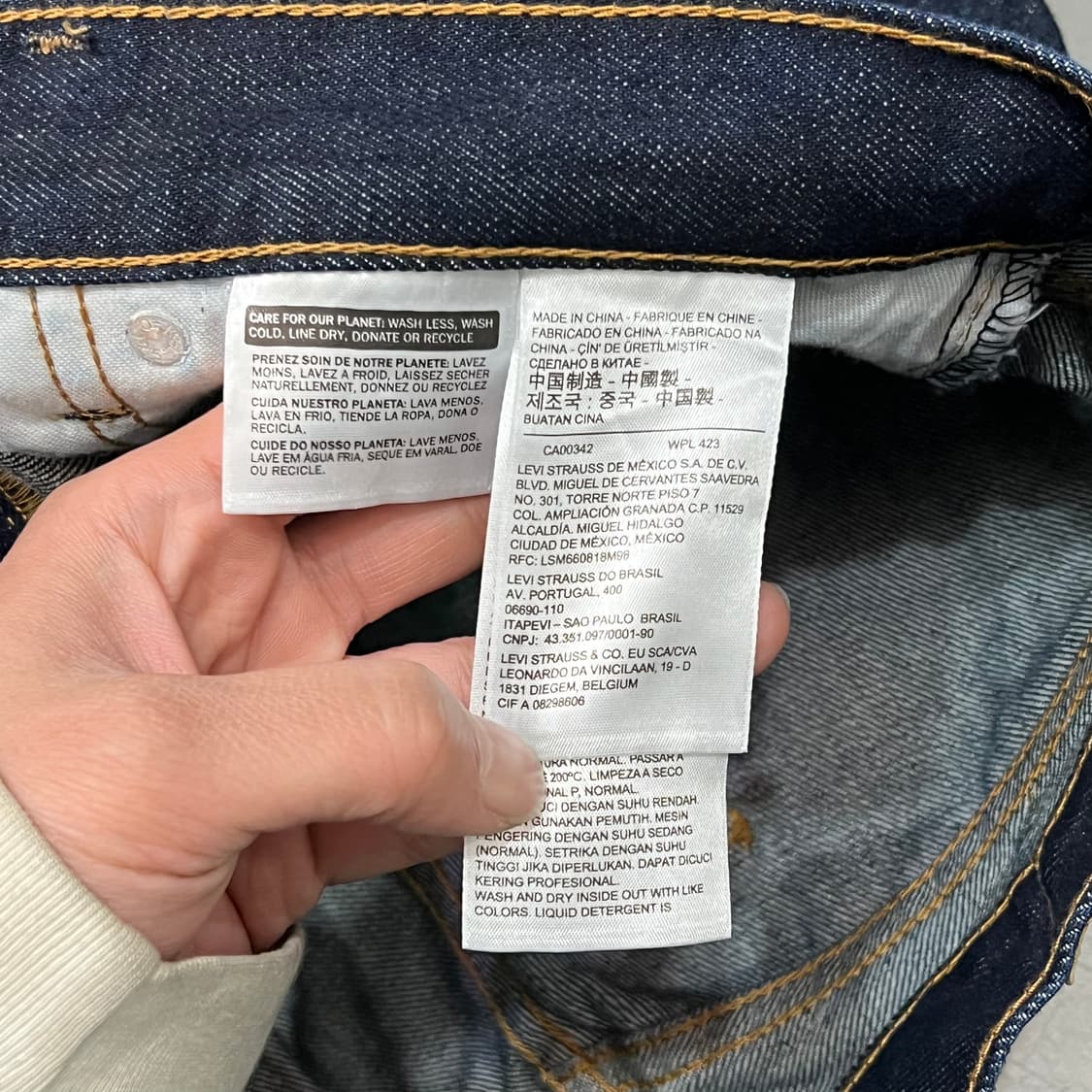  리바이스 505 데님 팬츠 y16001 상품이미지6