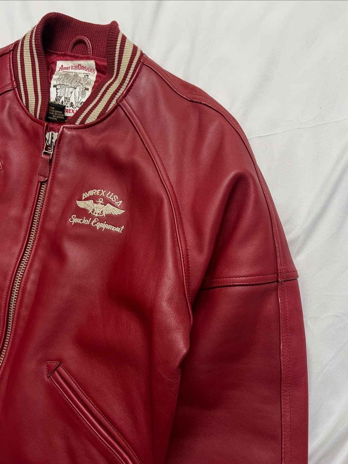 아비렉스 아이콘 가죽자켓 상품이미지7