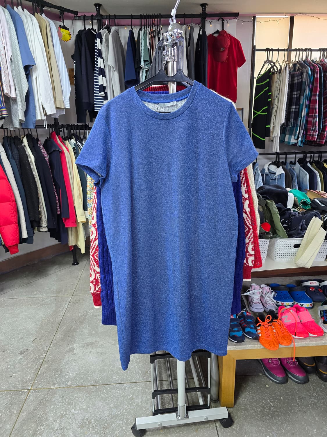 COS 블루 반팔 원피스 (1309) 상품이미지1