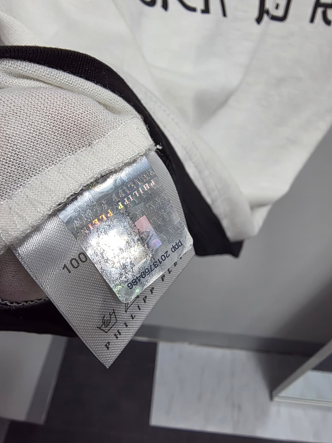 Philipp Plein V넥 Born to win samurai 티셔츠 상품이미지4