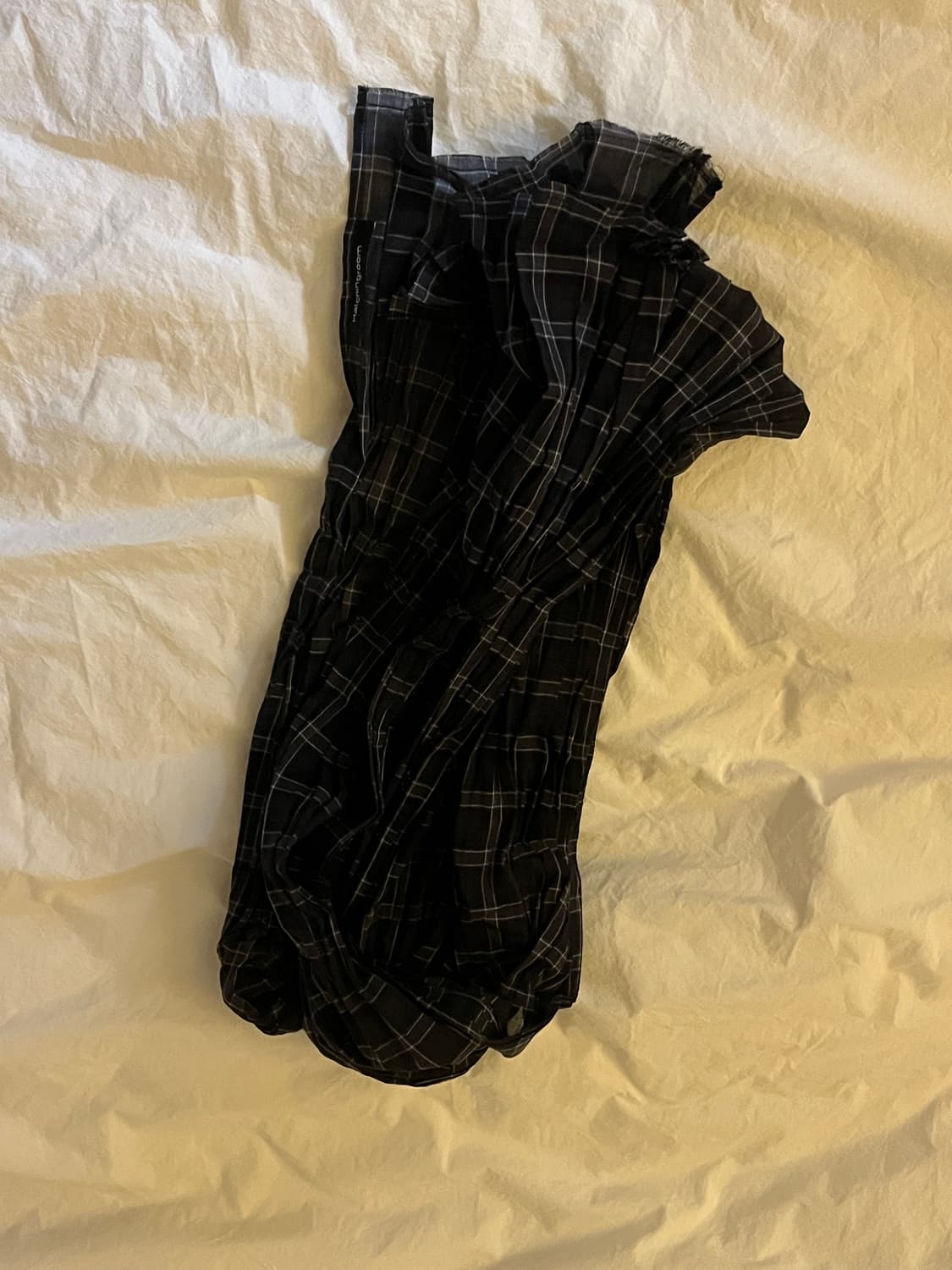 [F]해칭룸 타탄체크스카프 상품이미지2