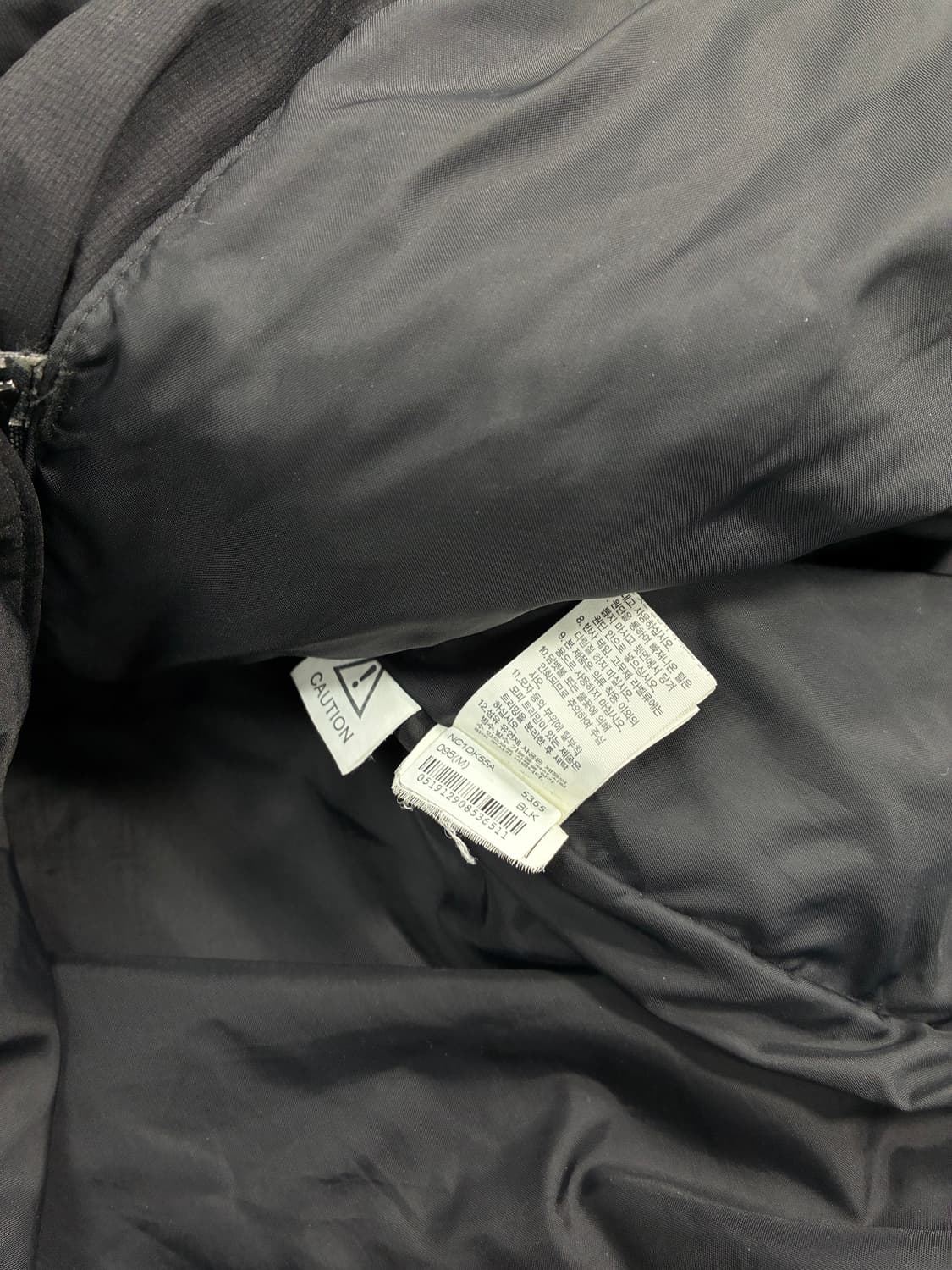 노스페이스 블랙 패치 롱패딩 M 상품이미지5