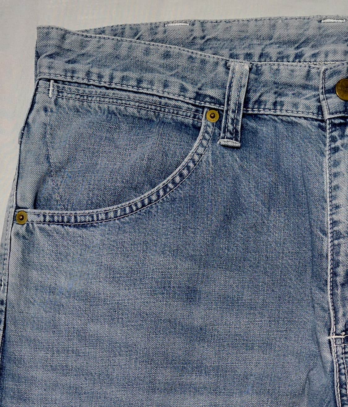 [32] Wrangler 빈티지 데님 하프 팬츠 - 에드윈 라이이센스 상품이미지2