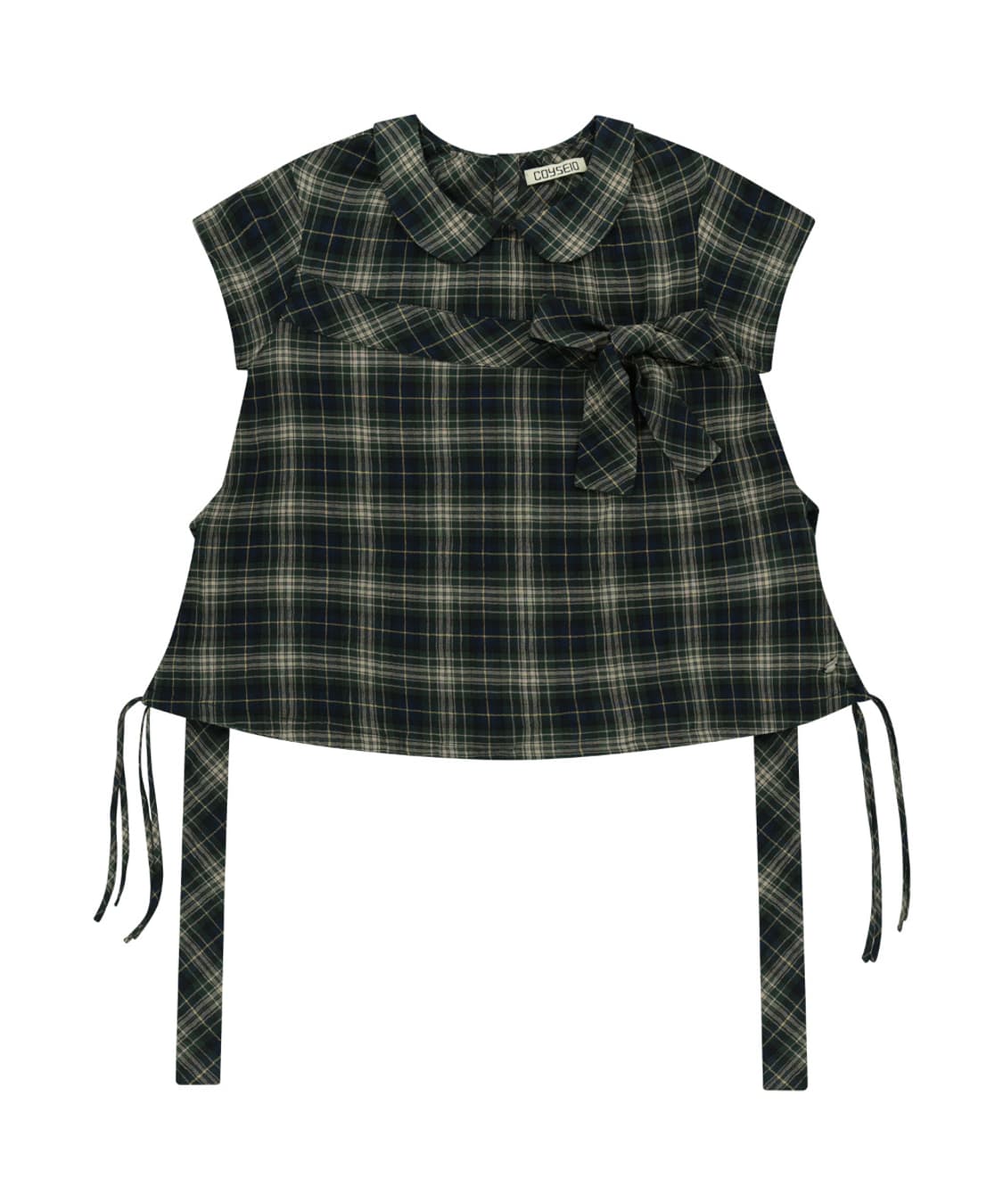코이세이오 coyseio bow blouse check 상품이미지2