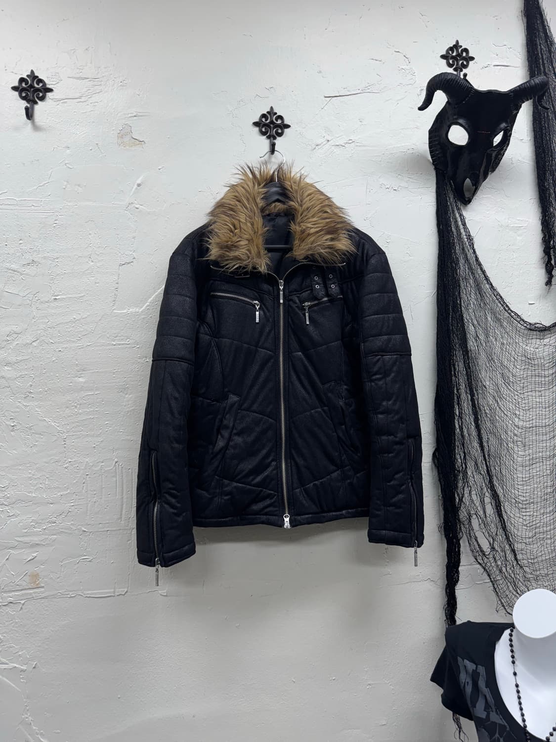 Asm 00s vkei trimming fur jacket 상품이미지2