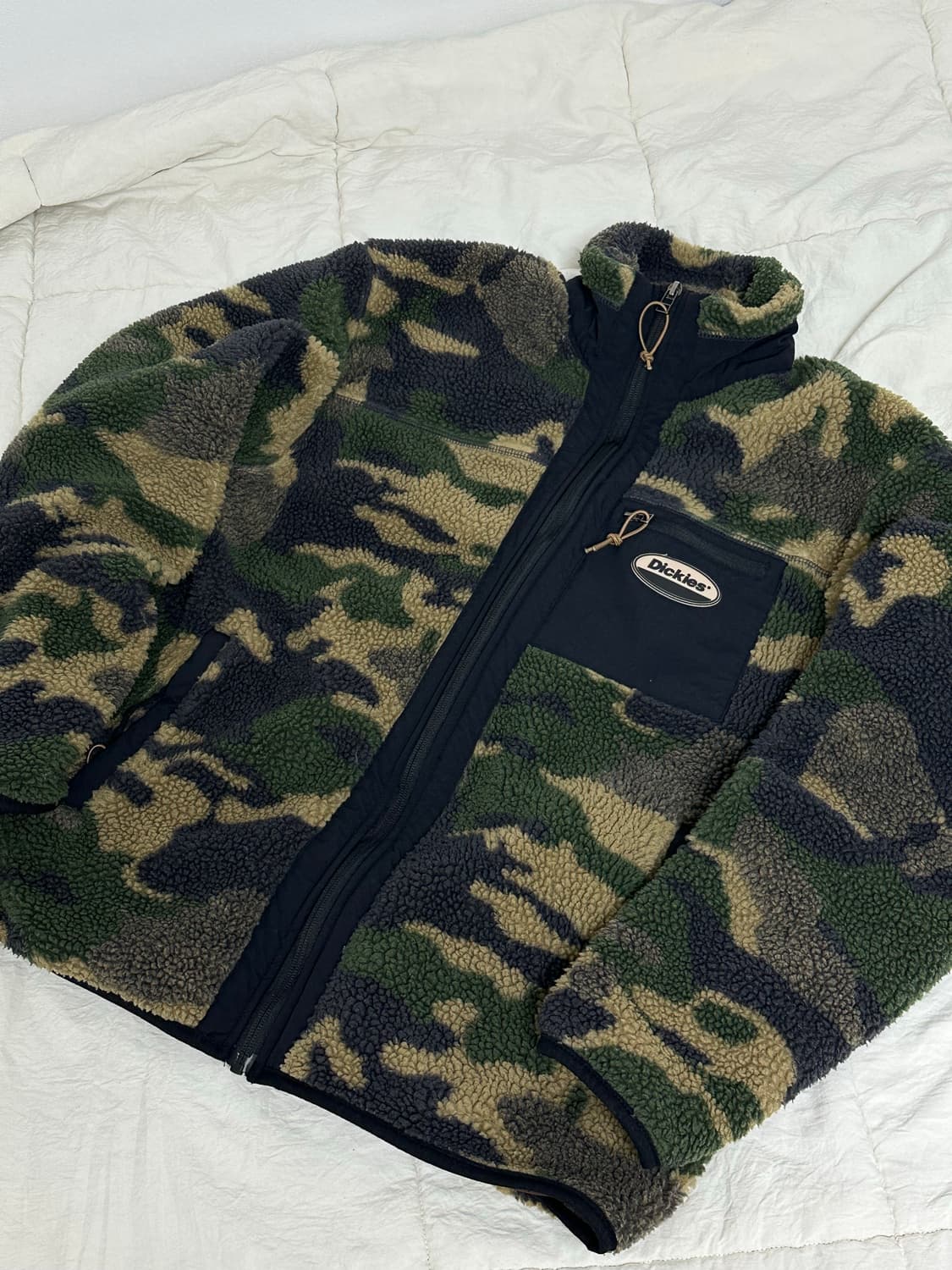 디키즈 카모플라쥬 후리스 플리스 뽀글이 라지  상품이미지1