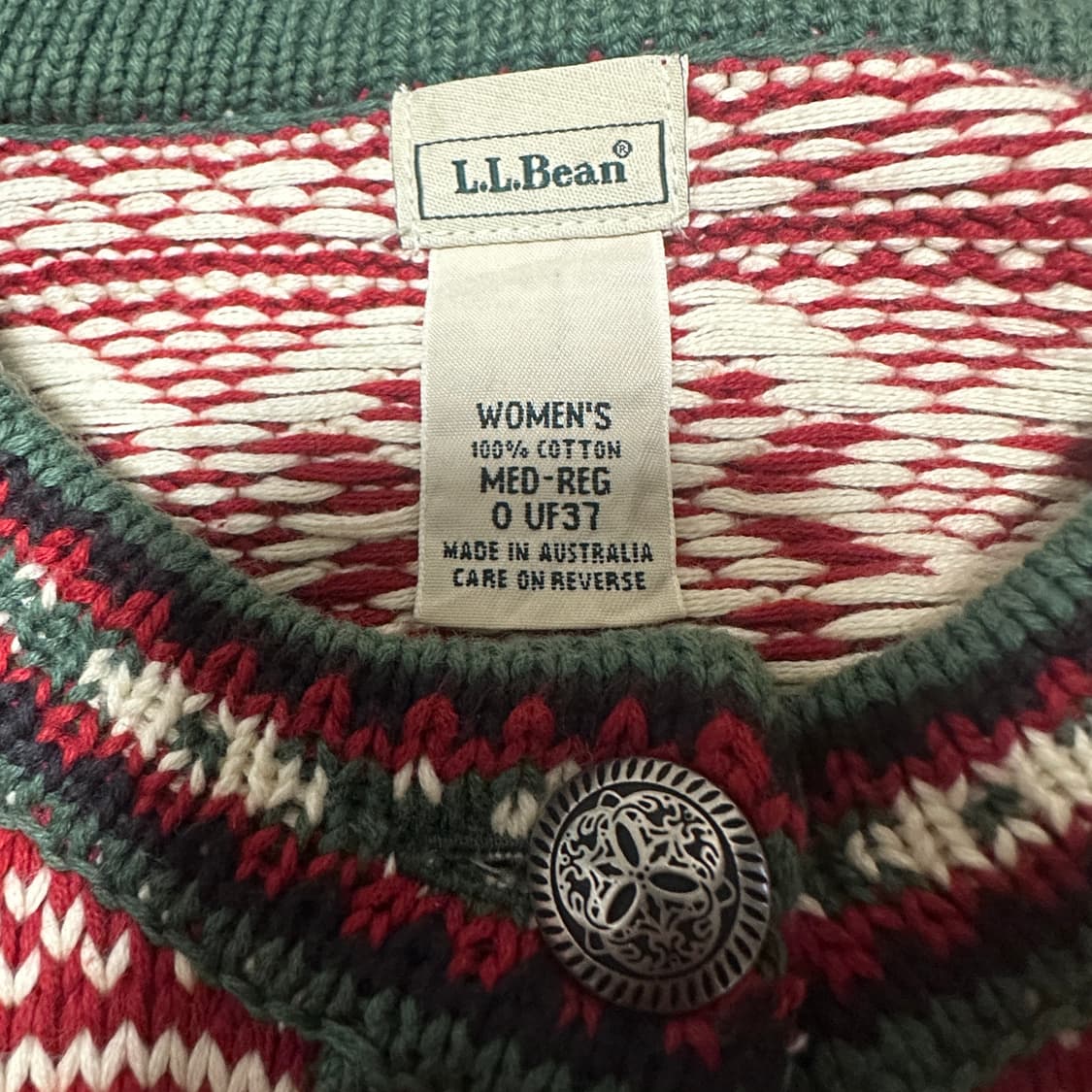 L. L. BEAN australia made knit sweater 상품이미지3