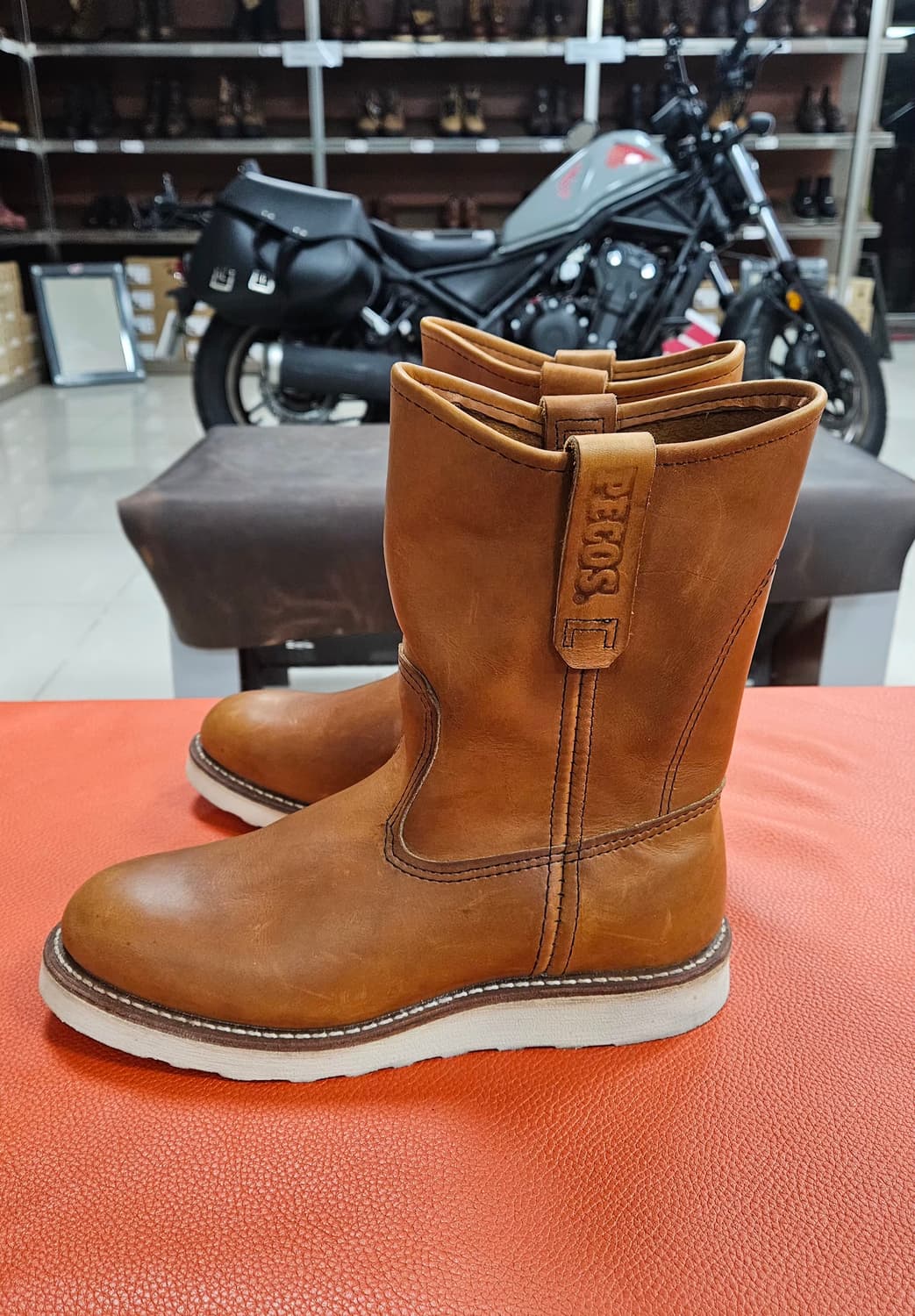 레드윙 9인치 페코스 풀온 부츠 866, US6D 남녀공용 상품이미지2