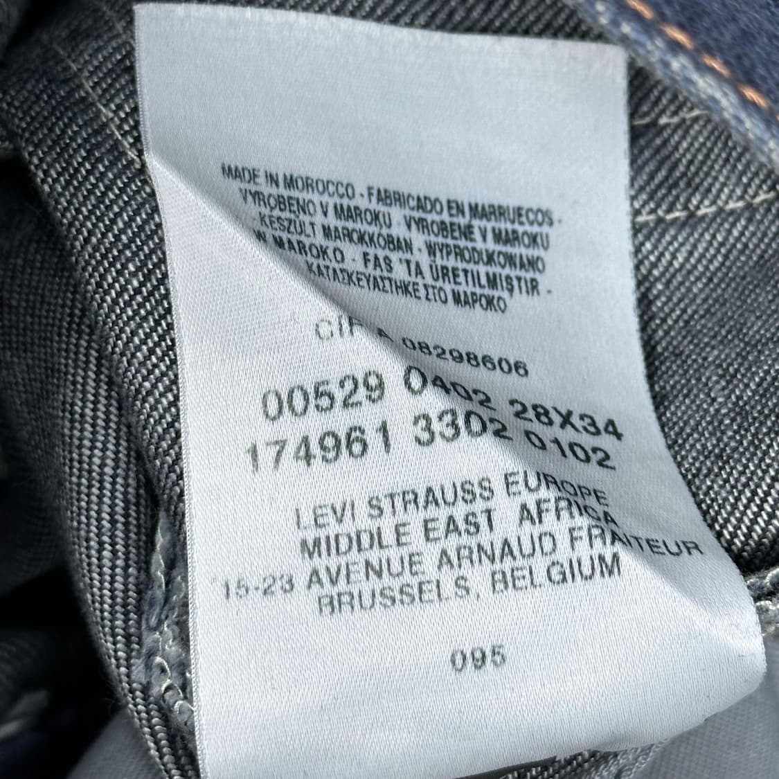 28 리바이스 529 여성 로우라이즈 진청 부츠컷 데님팬츠 상품이미지7