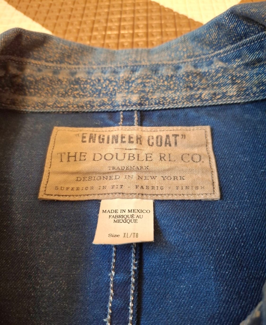 RRL 인디고 스트라이프 트윌 엔지니어 코트 더블알엘 상품이미지3