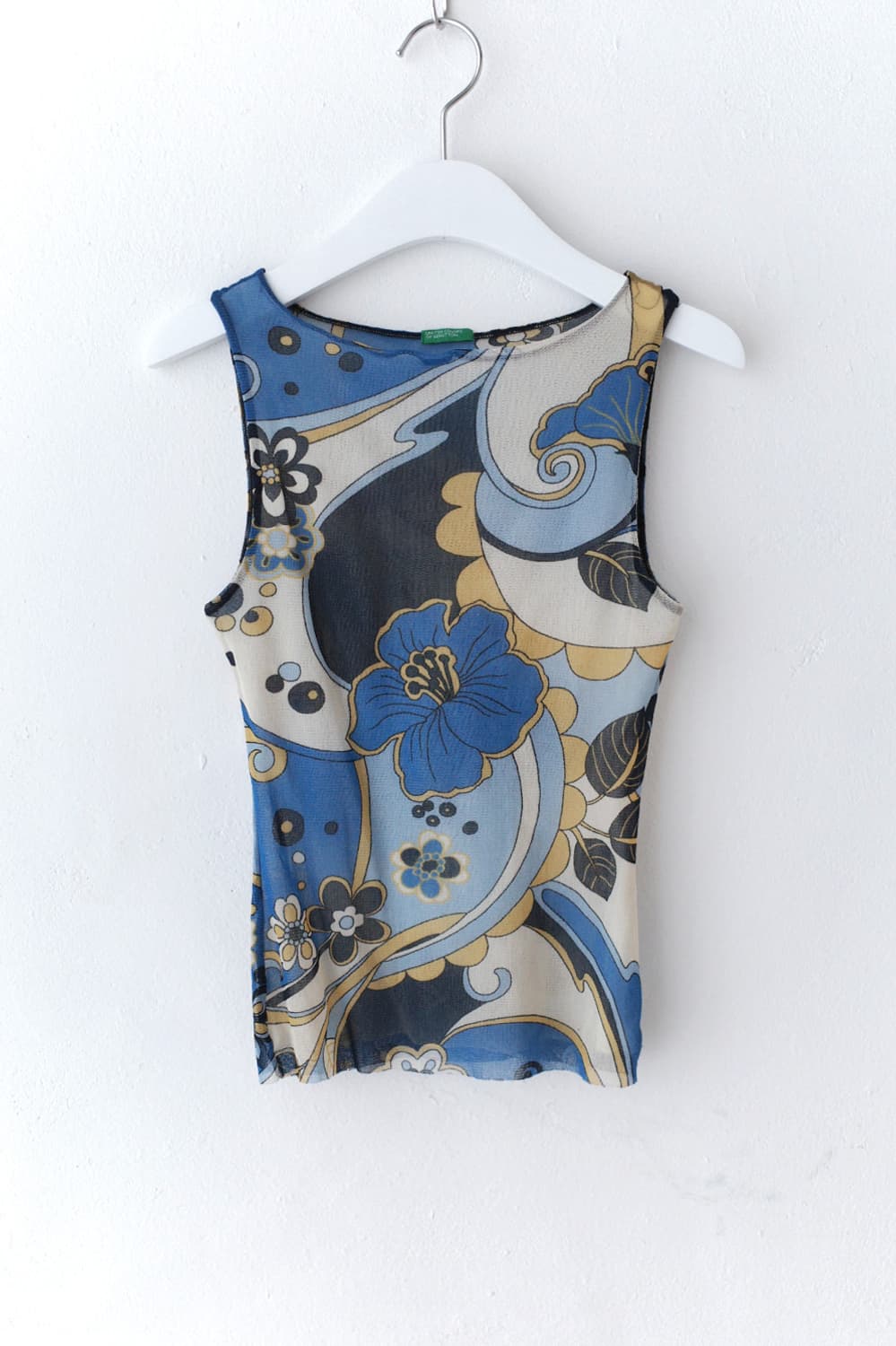 benetton) oriental see-through sleeveles 상품이미지1