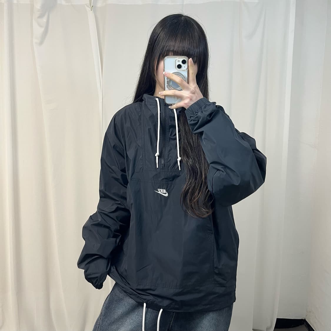Nike black anorak  상품이미지1