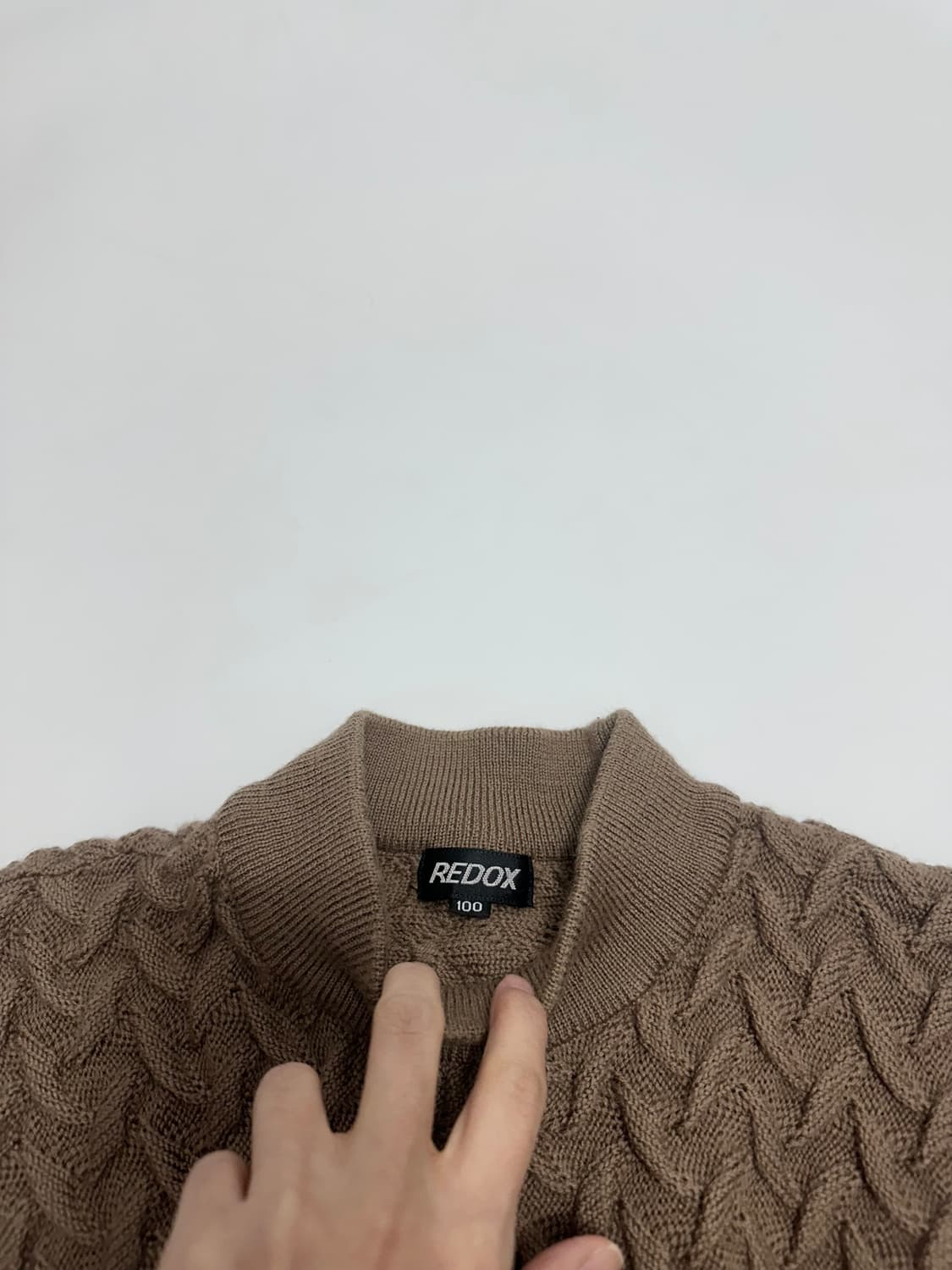레드옥스 빈티지 케이블 니트 상품이미지6