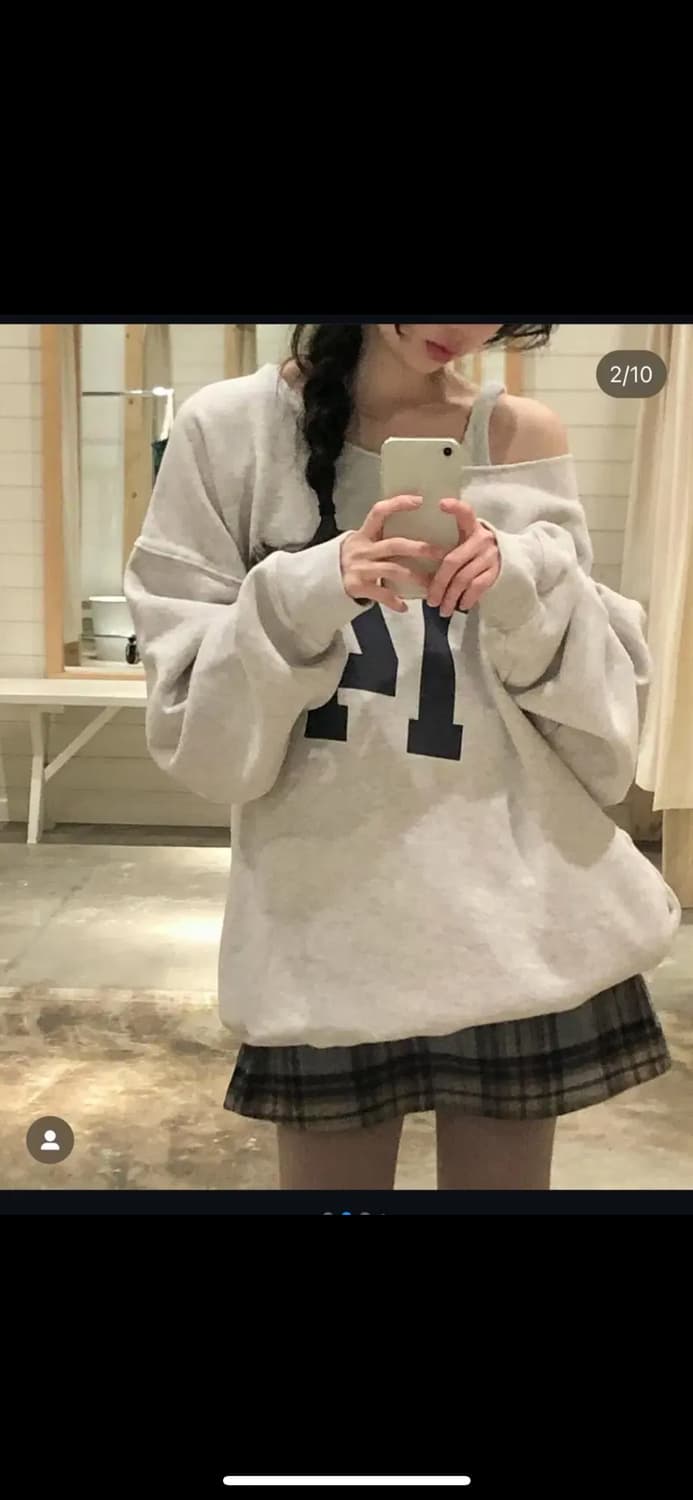 브랜디멜빌 14 오버핏 맨투맨 스웻셔츠 상품이미지1