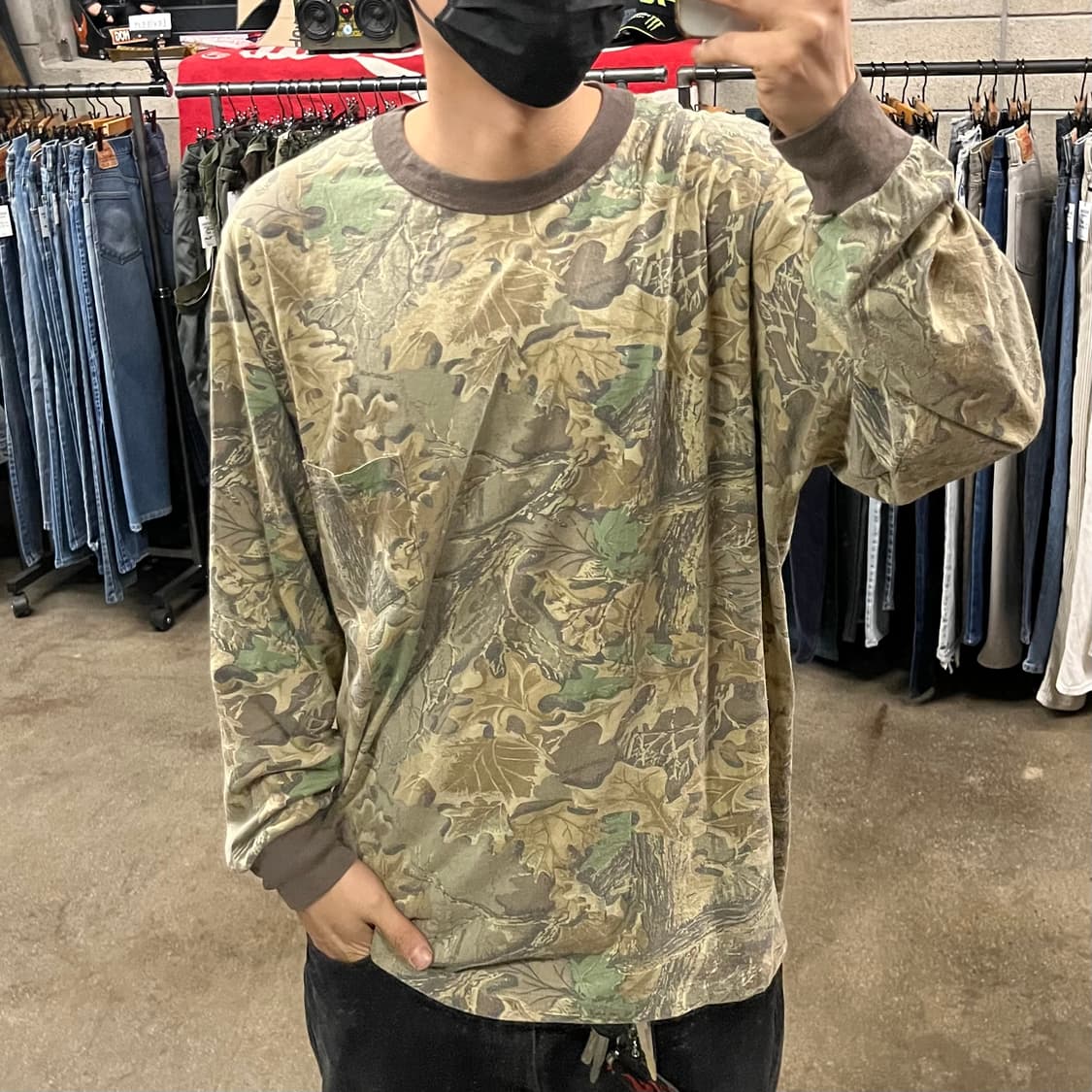 80s 빈티지 리얼트리 롱슬리브 (110) 상품이미지5