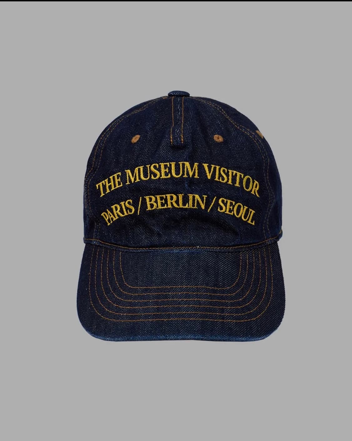 더뮤지엄비터 WASHED DENIM BALLCAP (DARK NAVY) 상품이미지1