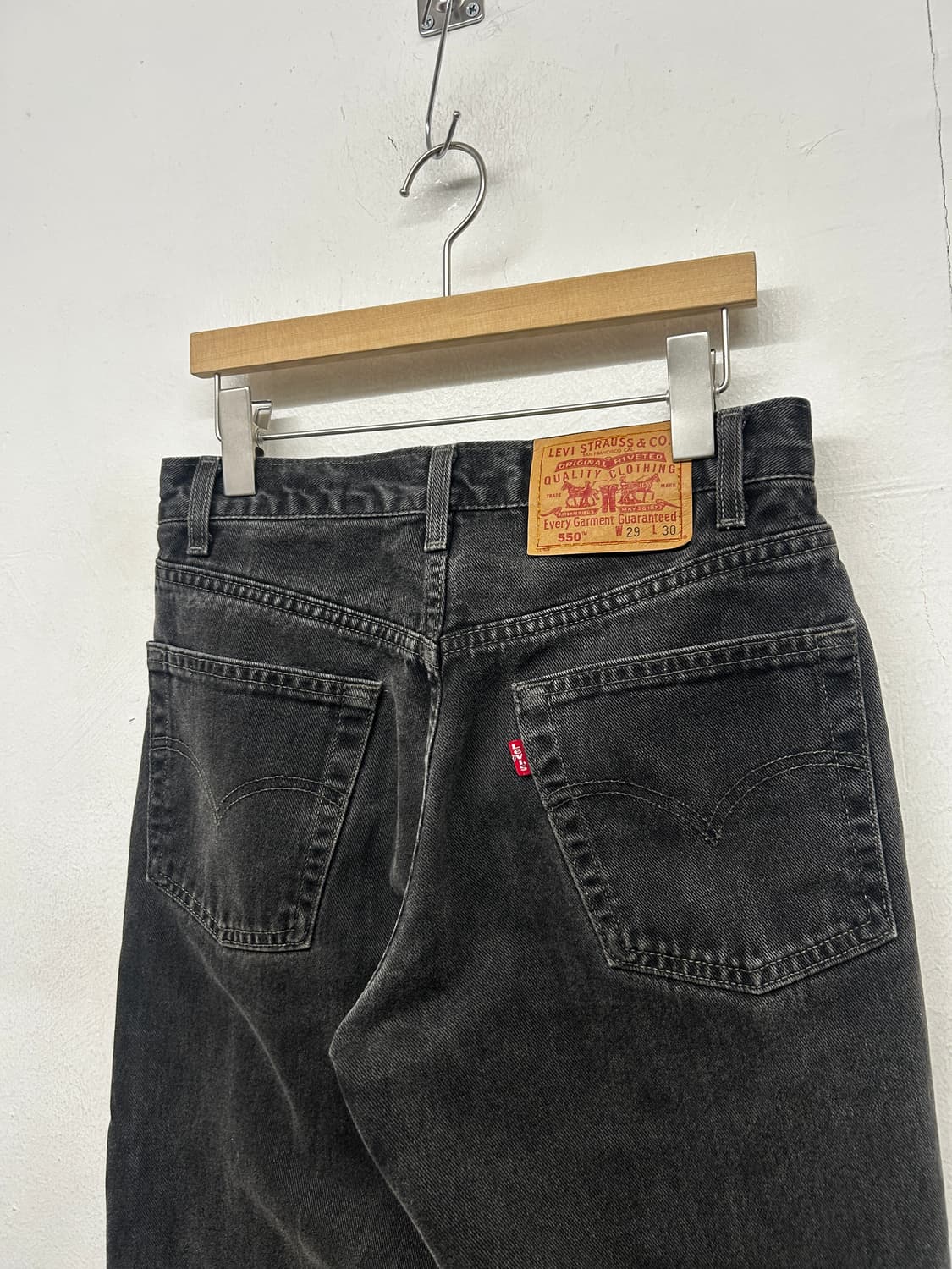 00s 캐나다 생산 리바이스 550 블랙 진 상품이미지3