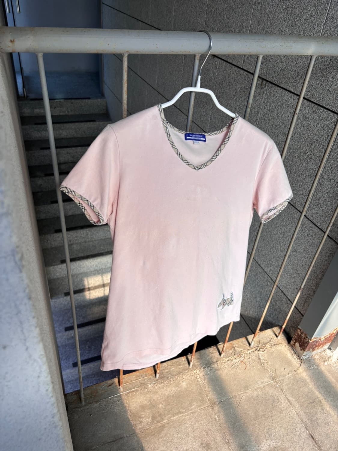 Vintage Burberry Round T 상품이미지1
