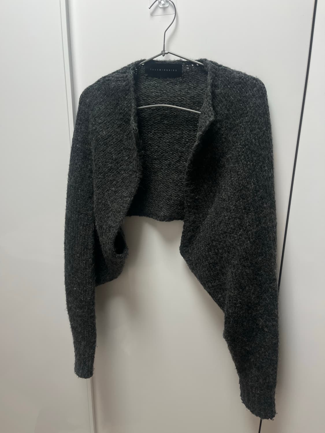 트밍 그레이 볼레로 상품이미지1