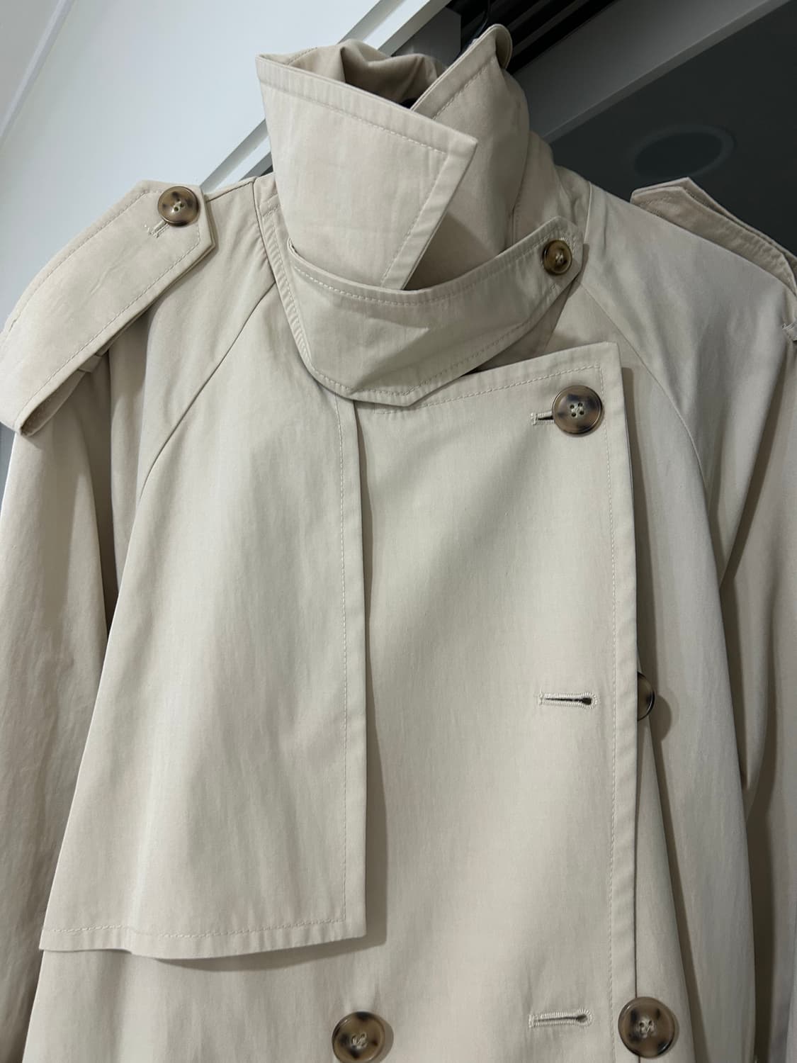 오스트카카 하이넥 트렌치코트 - ostkaka 상품이미지5