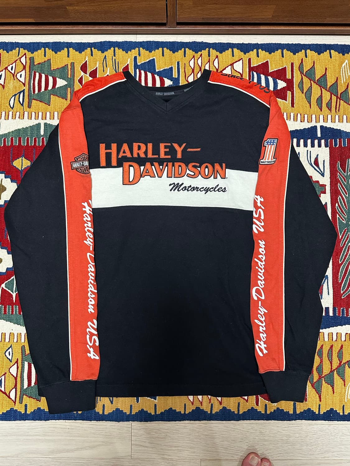 할리데이비슨 레이싱 맨투맨 L 상품이미지1