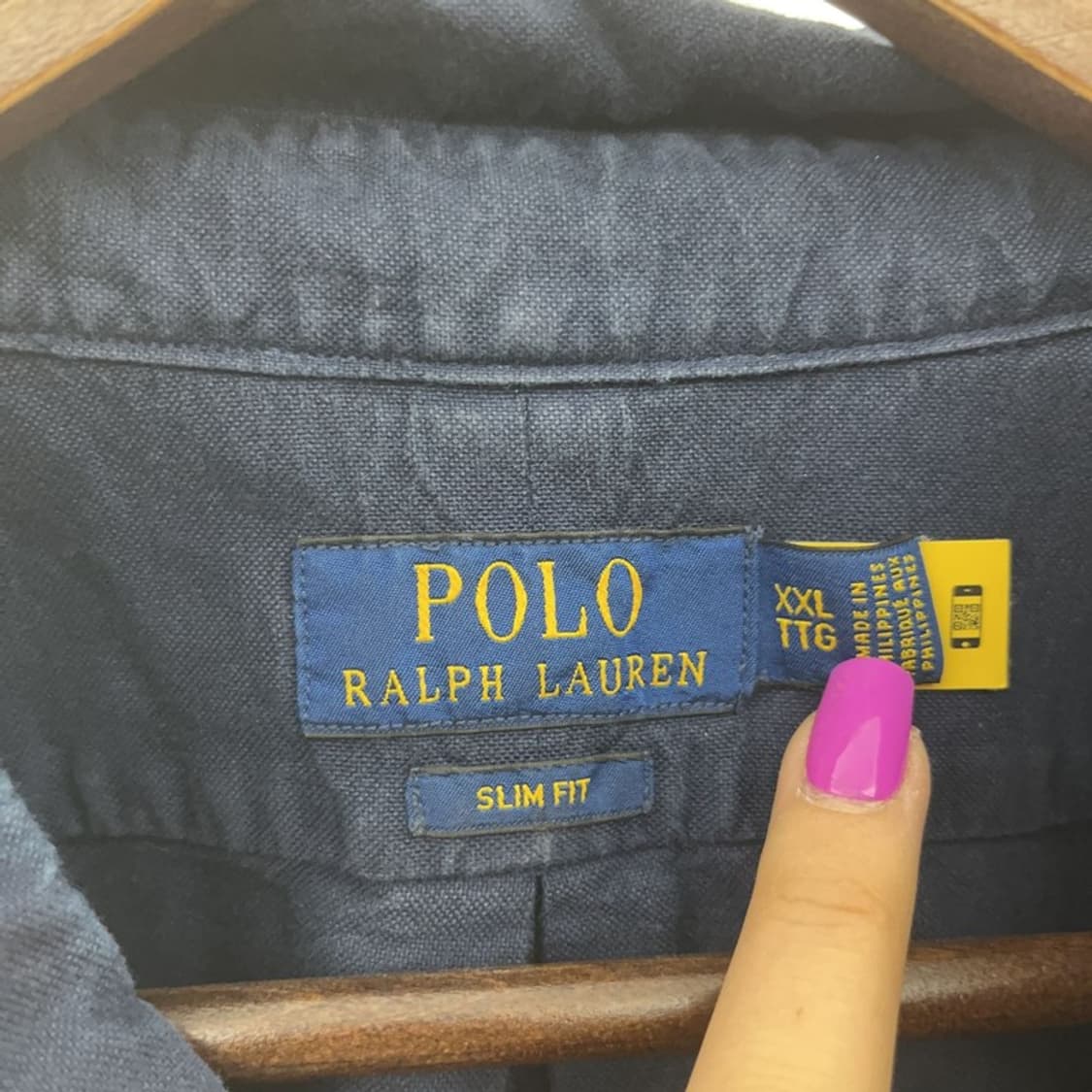 폴로 랄프로렌 신형 자수로고 슬림핏 오버사이즈 셔츠 XXL C06986 상품이미지5