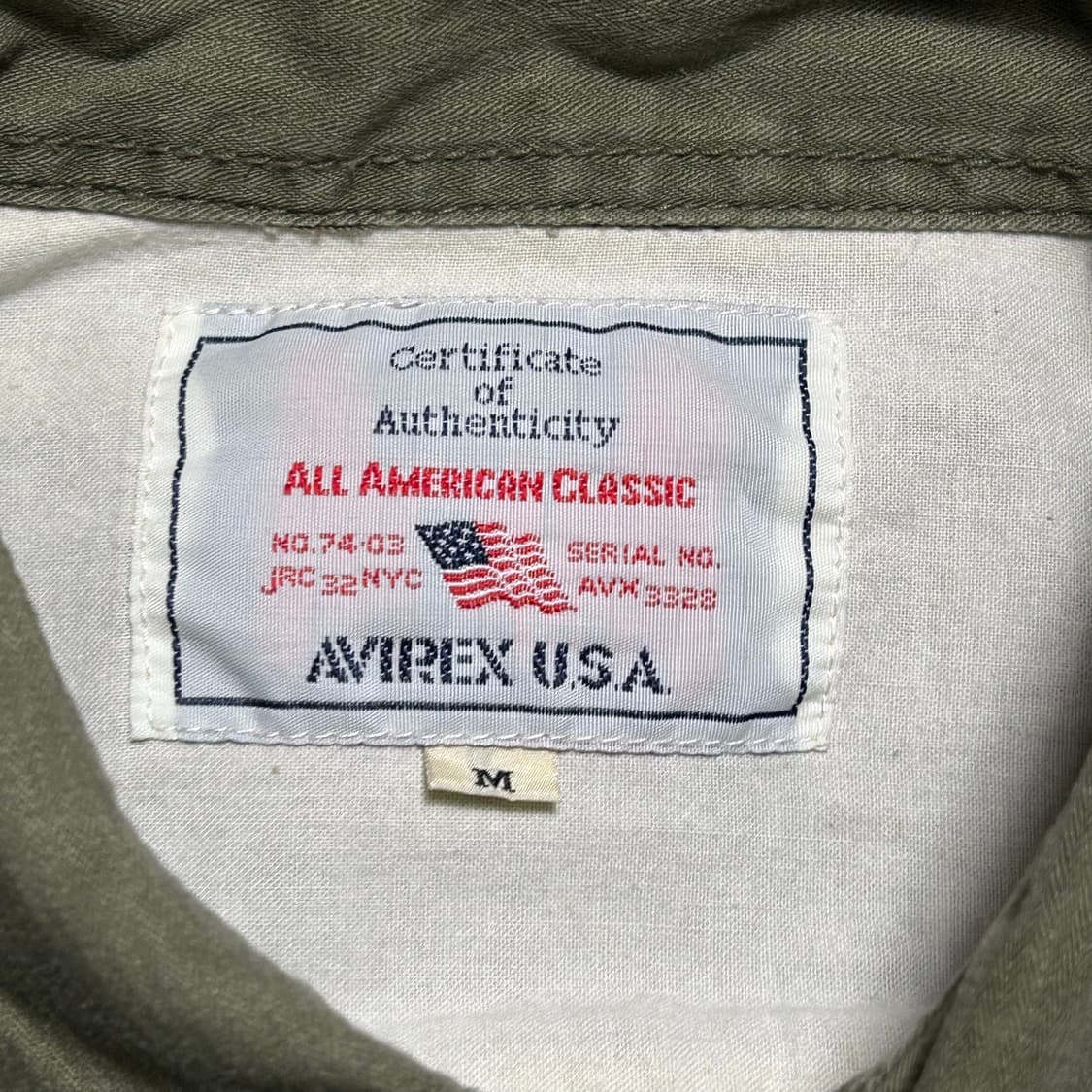 Avirex us army 셔츠 상품이미지3