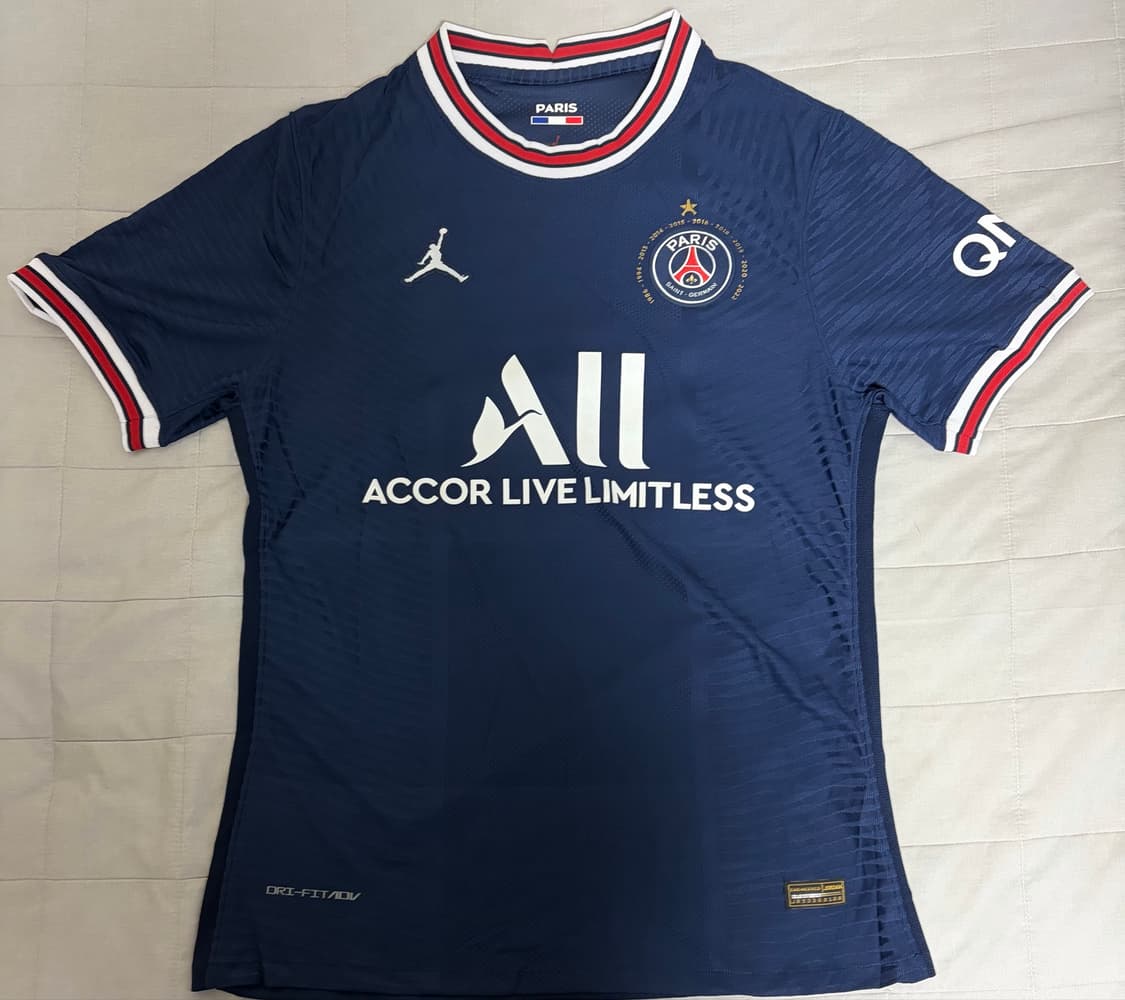 21/22 PSG 파리 생제르망 홈 어센틱 유니폼 상품이미지2