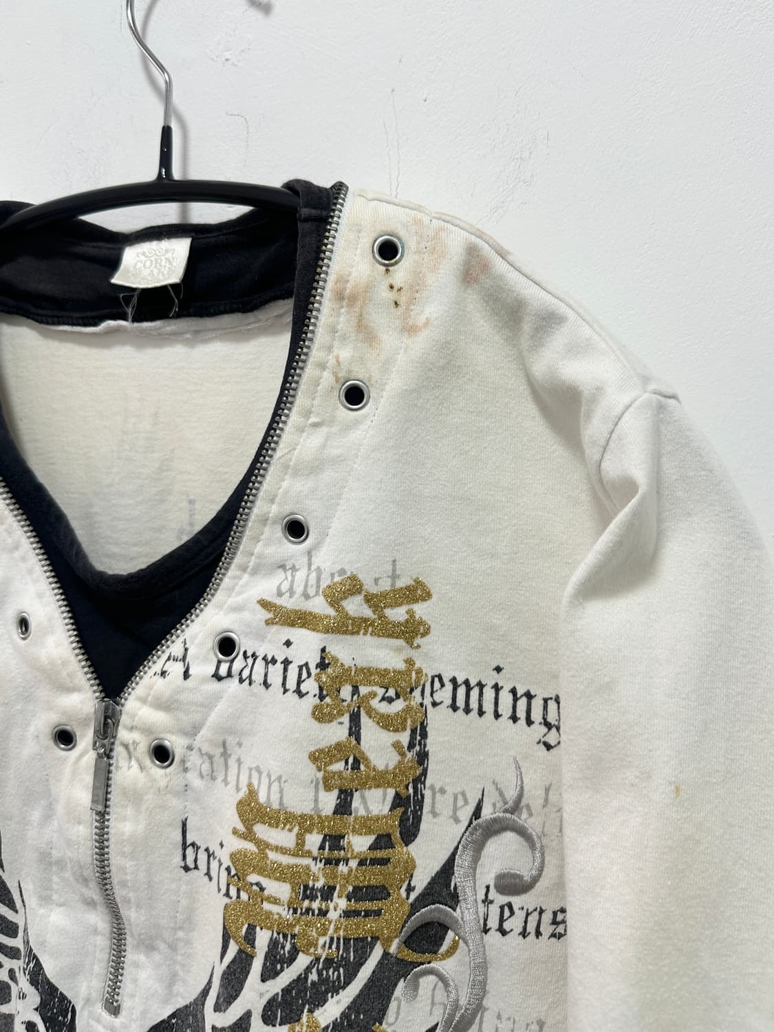 Corn Flake gothic punk wing printing sle 상품이미지2